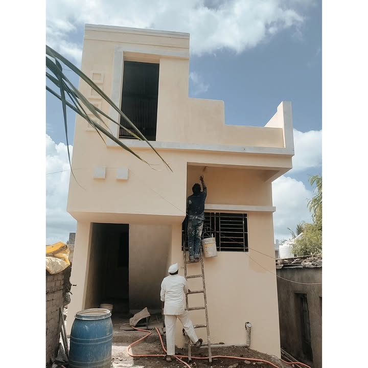 Residential building exterior construction