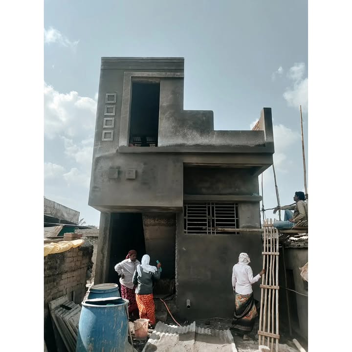 Team working at active construction site